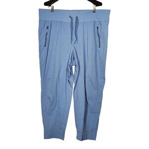 Athleta Trekkie North Jogger Pants Women's 20 Periwinkle Blue Athleisure Comfy